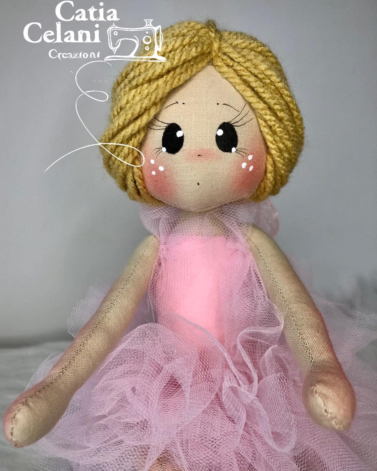 "Dancer Doll" doll sewing pattern: instant pdf download