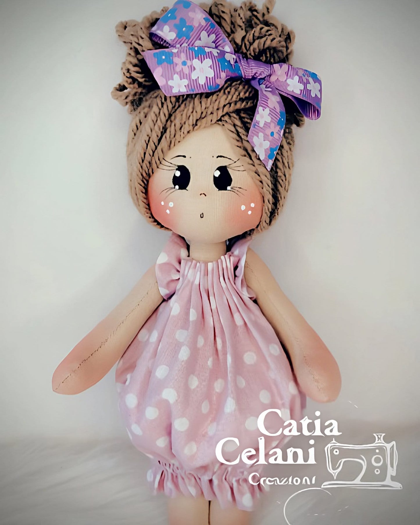 "Eggy Doll" doll sewing pattern: instant pdf download